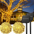 2-Pack Solar Fairy String Lights