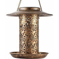 Solar Metal Lantern Bird Feeder