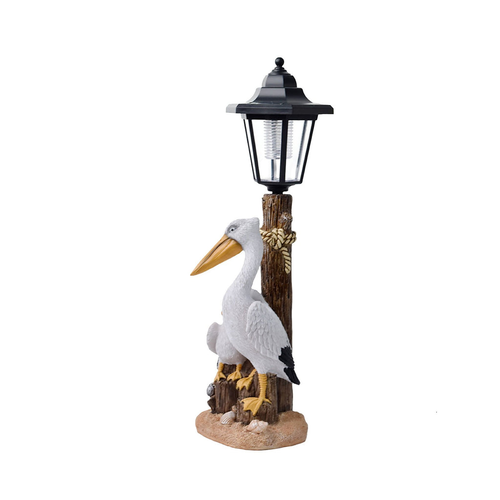 Solar Pelican Lantern Garden Statue – A