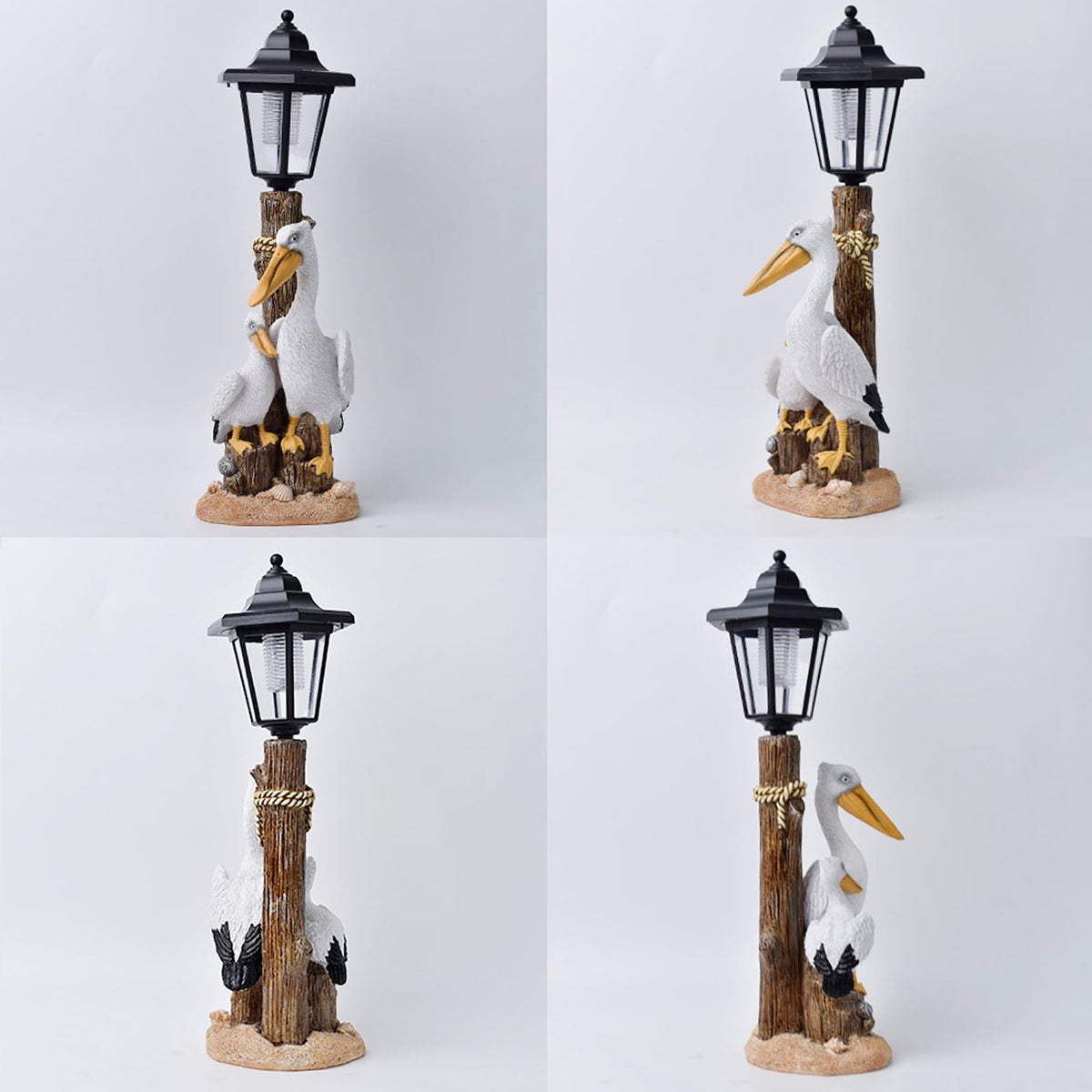 Solar Pelican Lantern Garden Statue – A