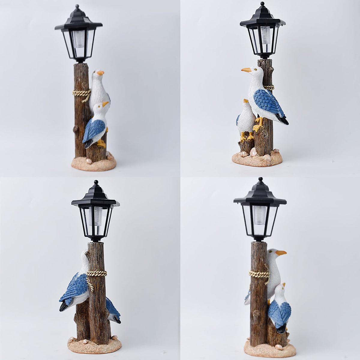 Solar Pelican Lantern Garden Statue – B