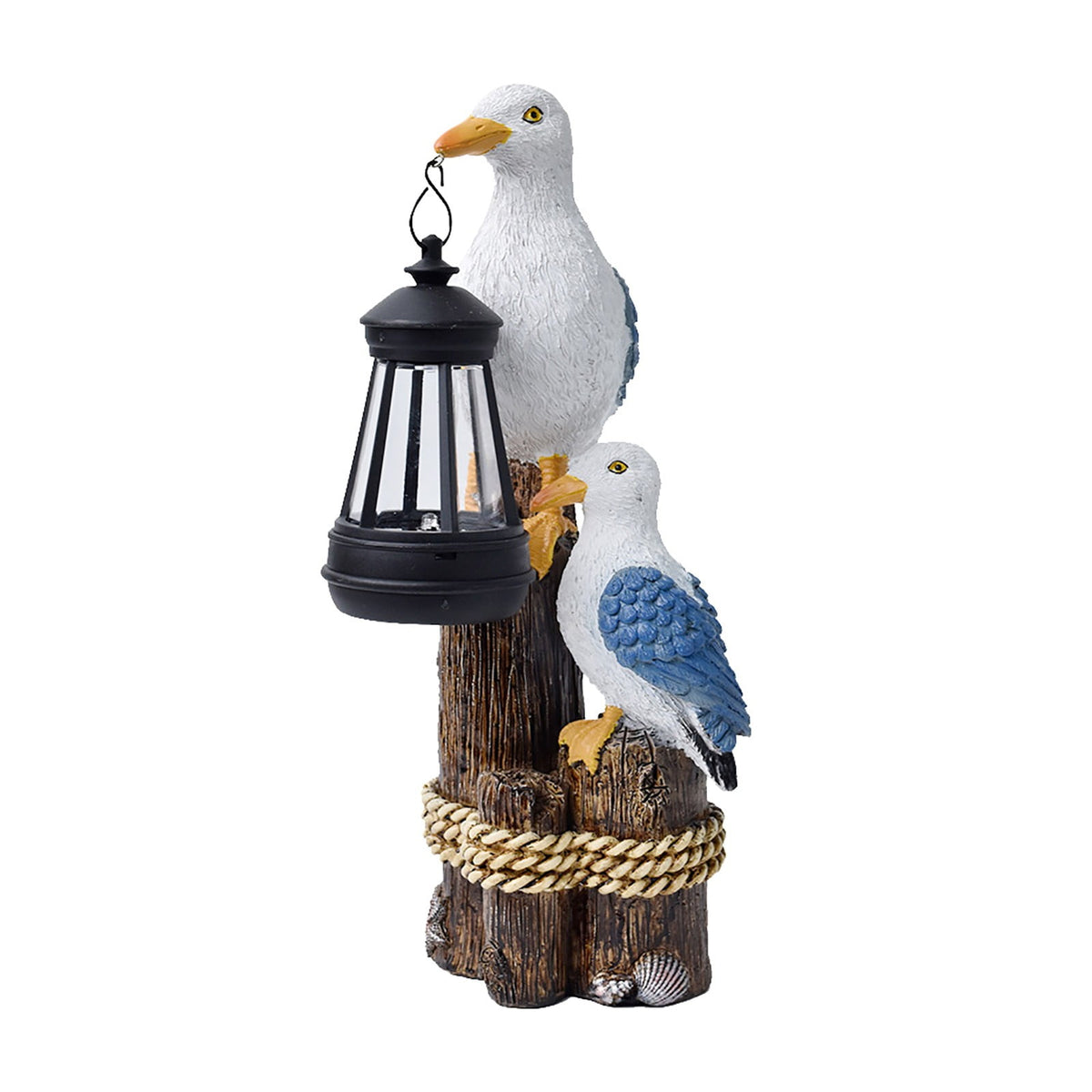 Solar Pelican Lantern Garden Statue – D