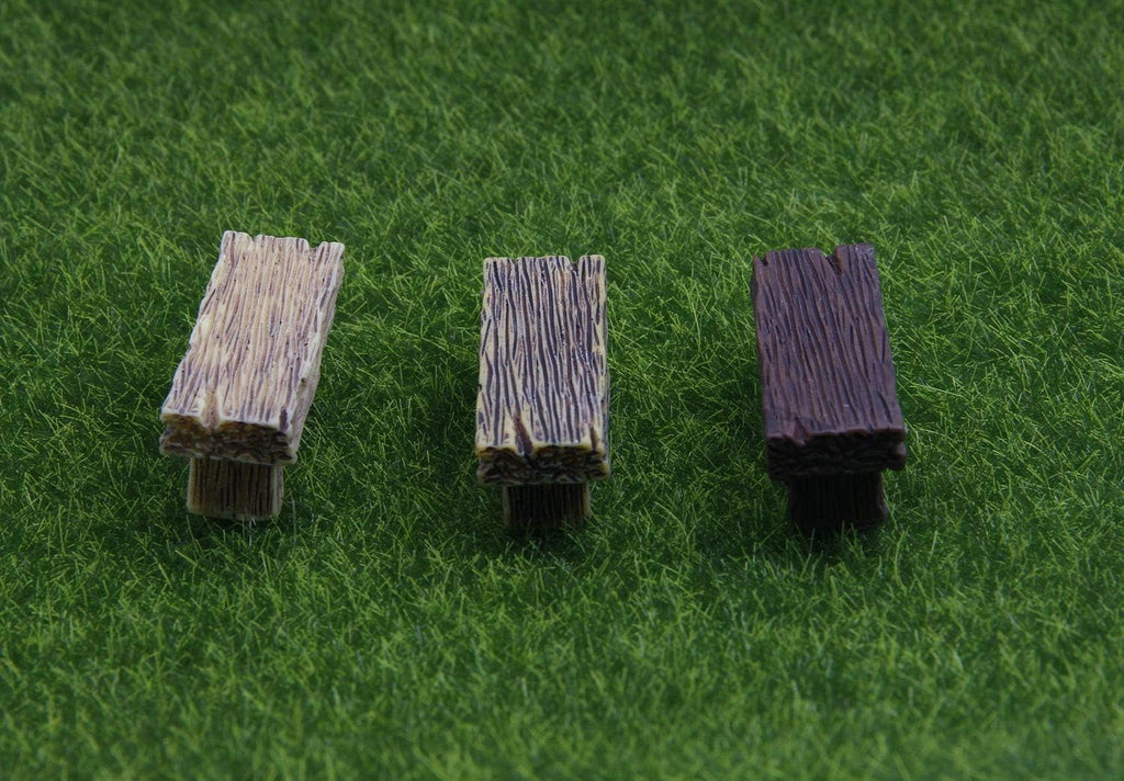 3-Piece Mini Fairy Garden Bench Set