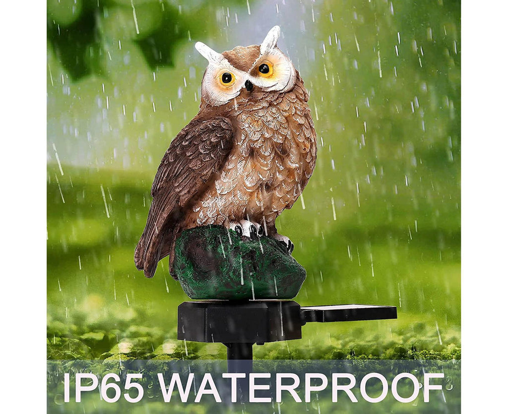 Solar Owl LED Garden Stake Light