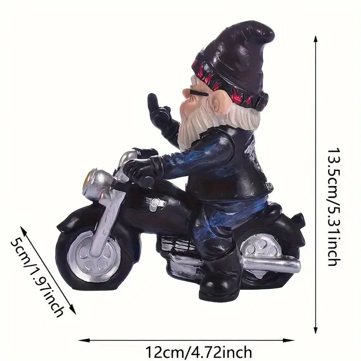 Mushroom Gnome Garden Statue