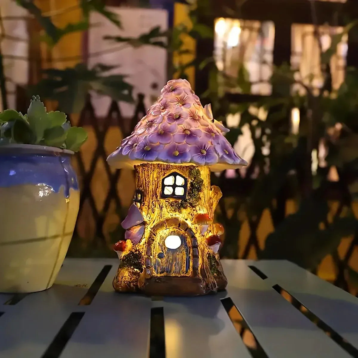 Solar Mushroom Garden Light