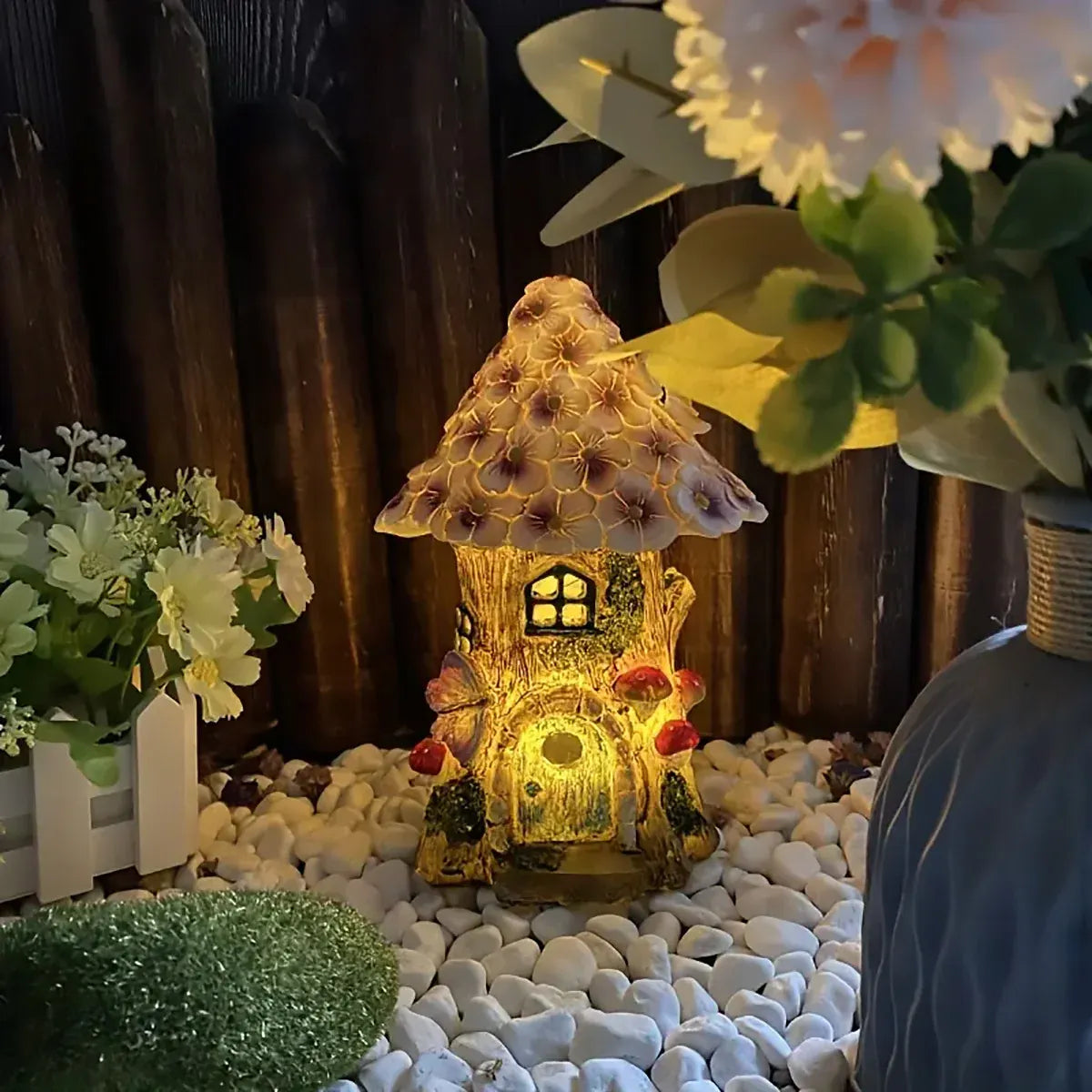 Solar Mushroom Garden Light