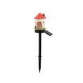 White & Red Solar Garden Stake Light