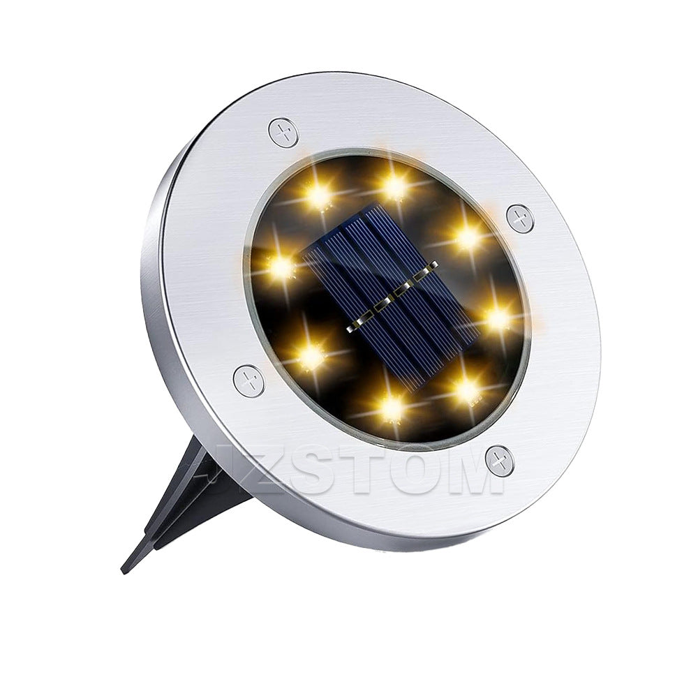 4-Pack Solar In-Ground Garden Lights