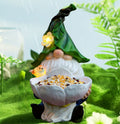 Solar Gnome Bird Feeder with LED Lights